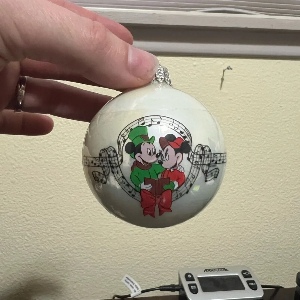 Vintage Disney Bulb Christmas Ornament